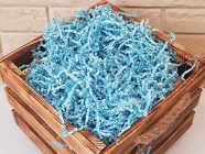 50гр. голубой лед наполнитель бумажный 3 мм