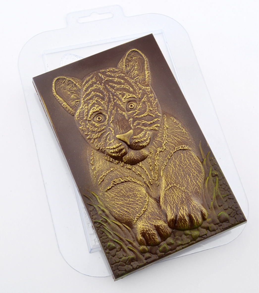 Форма для шоколада "Тигр На Траве"