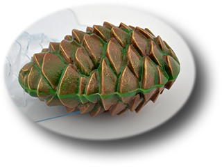 Пластиковая формочка для шоколада Сосновая Шишка Левая