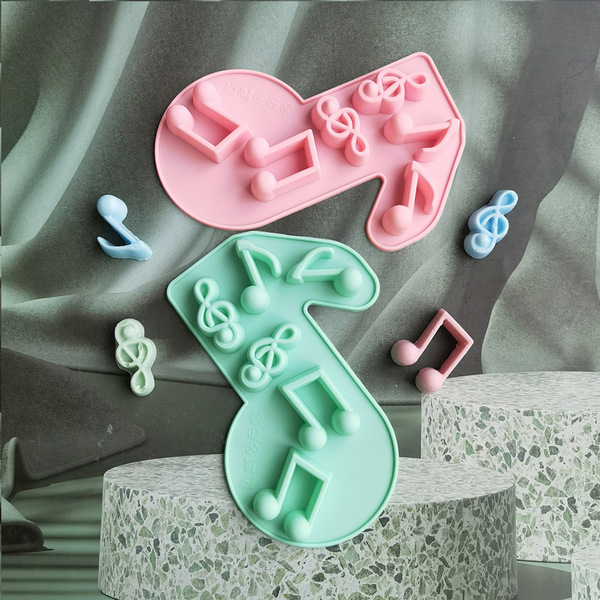 Силиконовая форма для шоколада Ноты