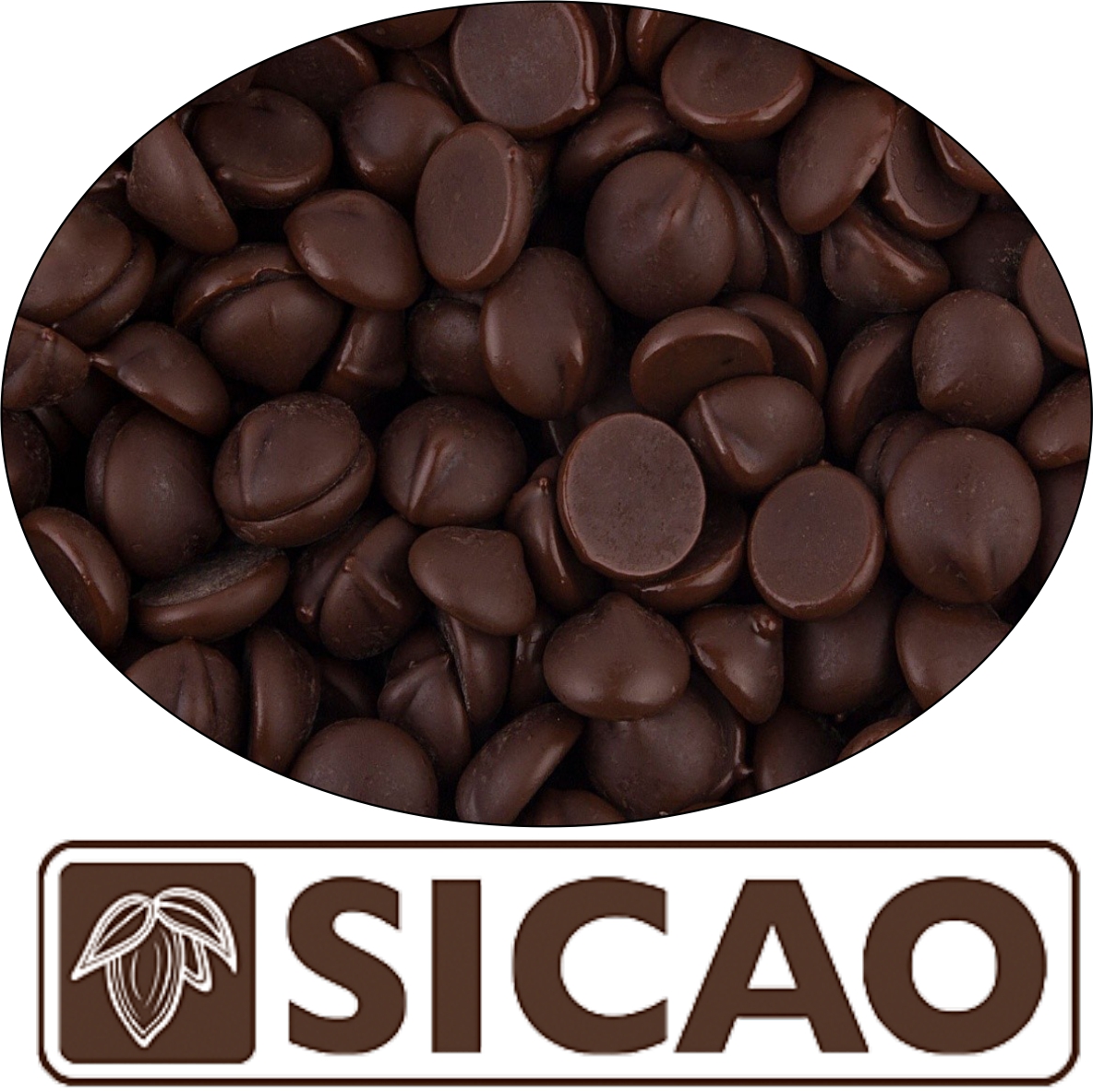 Шоколад тёмный 53% SICAO 500 гр