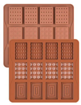 Форма для шоколада плитки 12 ячеек микс