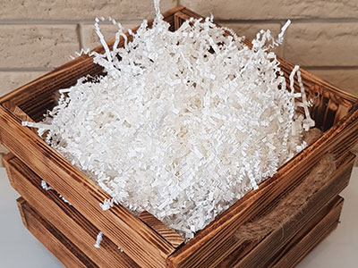 50рг. белый наполнитель бумажный 3 мм