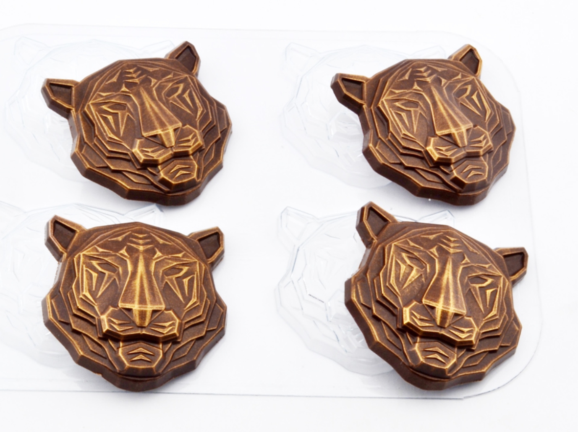 Форма для шоколада "Маска Спокойствие Тигра"
