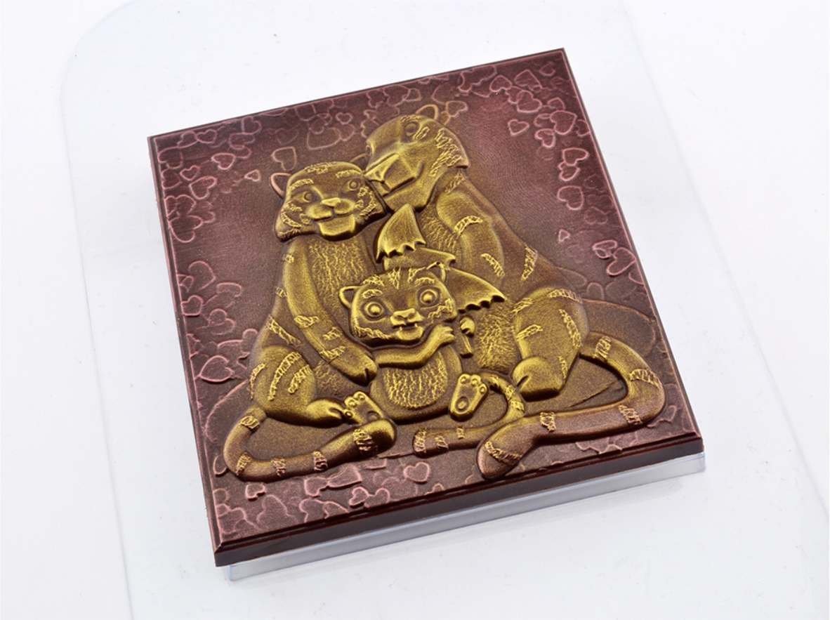 Форма для шоколада "Тигриная Семья"