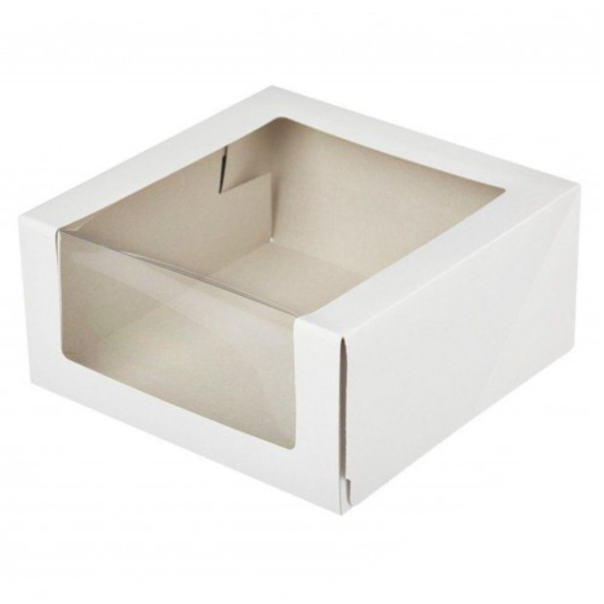 Упаковка 22х22х11см с окном Белый