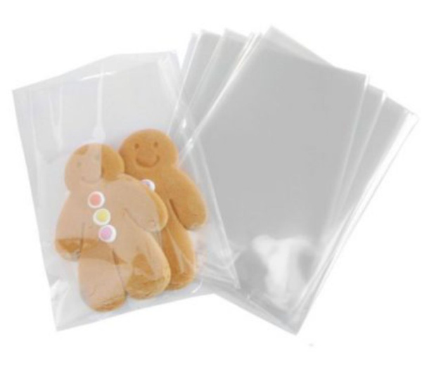 Пакеты 15x22см 100шт (+/- 5шт) прозрачный без липкого края