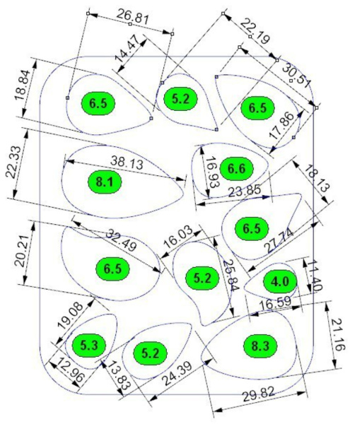 Форма для шоколада "Шоко-капли"