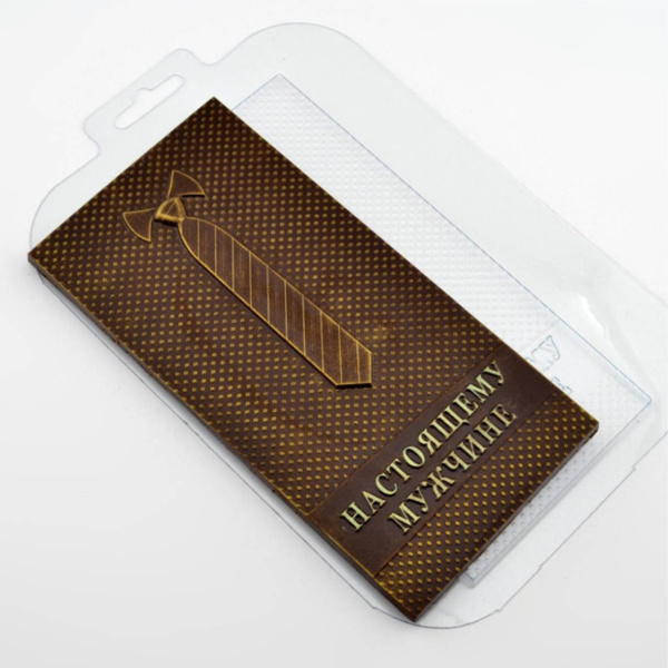 Форма для шоколада "Плитка Мужчине Галстук"