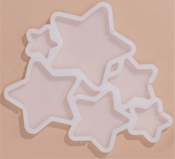 Силиконовая форма для леденцов "Звезды"