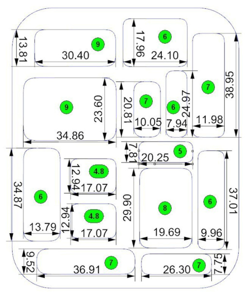Форма для шоколада "Шоко-прямоугольники"